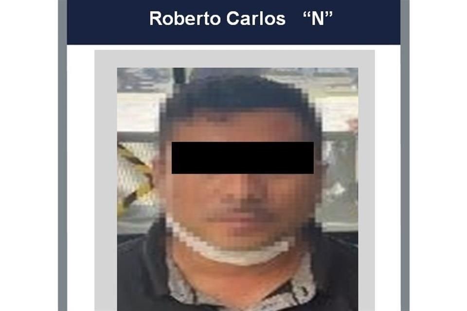Roberto Carlos, de 34 años, irá a prisión preventiva durante el tiempo que dure su proceso y mientras se le investiga a fondo.