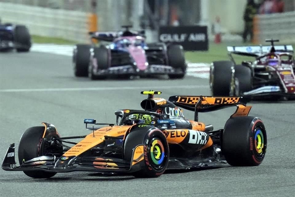 Lando Norris segue cometiendo errores, pero pese a ello, fue segundo en Bahréin.