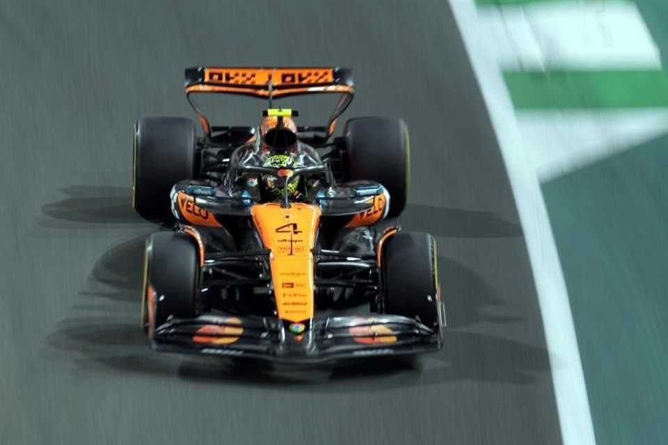 Lando Norris fue el más veloz en la segunda práctica.