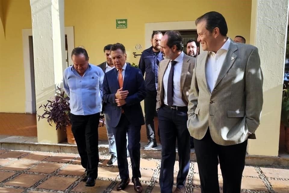 El Gobernador Pablo Lemus durante la toma de protesta del Comité Directivo Catem Jalisco.
