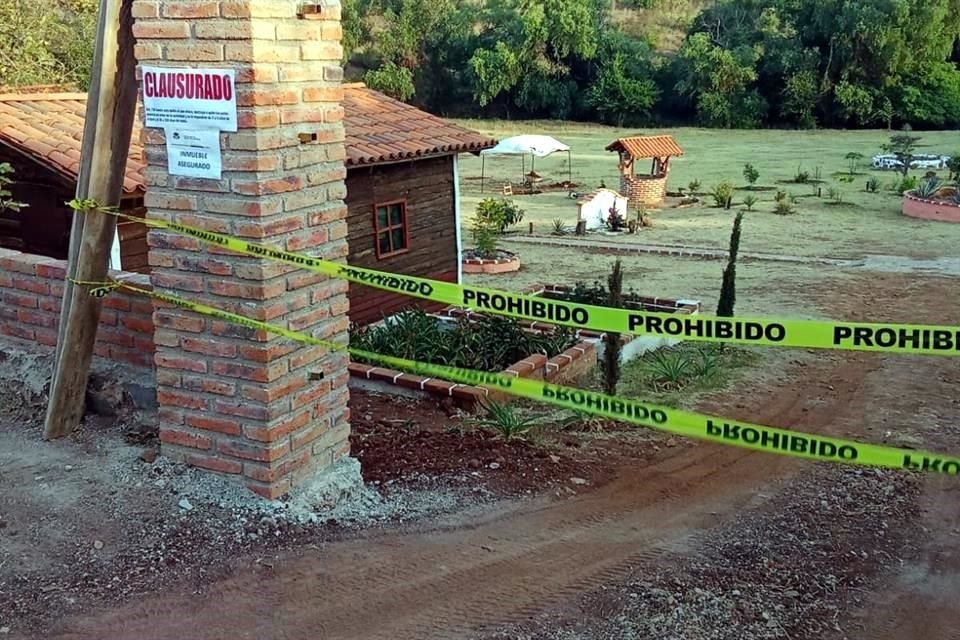 Agentes revisaron el anexo en La Manzanilla de la Paz.