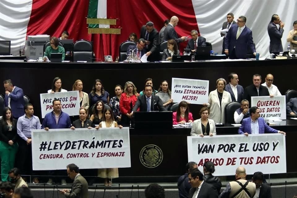 La bancada del PAN cuestionó los alcances de la legislación aprobada.