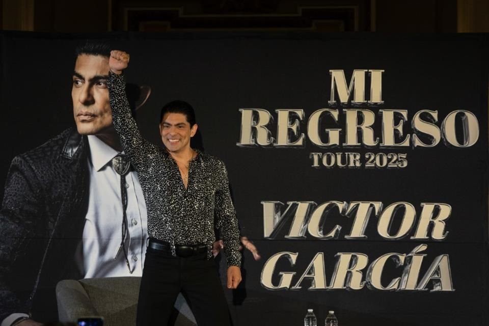 El cantante Víctor García regresa a la industria musical con una nueva gira y disco que lo llevarán a la CDMX, Guadalajara y Monterrey.