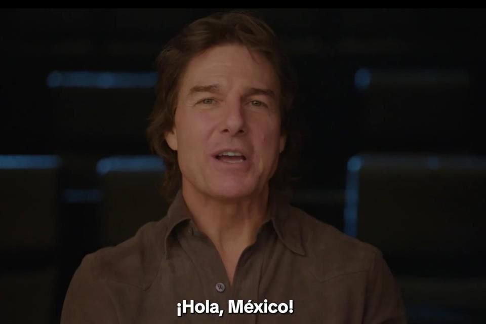 Cruise dio la noticia de su visita al País a través de un video.