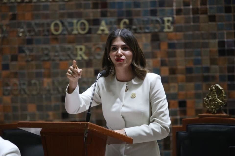 Mónica Magaña, quien este miércoles termina su periodo como presidenta de la Mesa Directiva del Congreso, presume un recinto 'sin barreras'.
