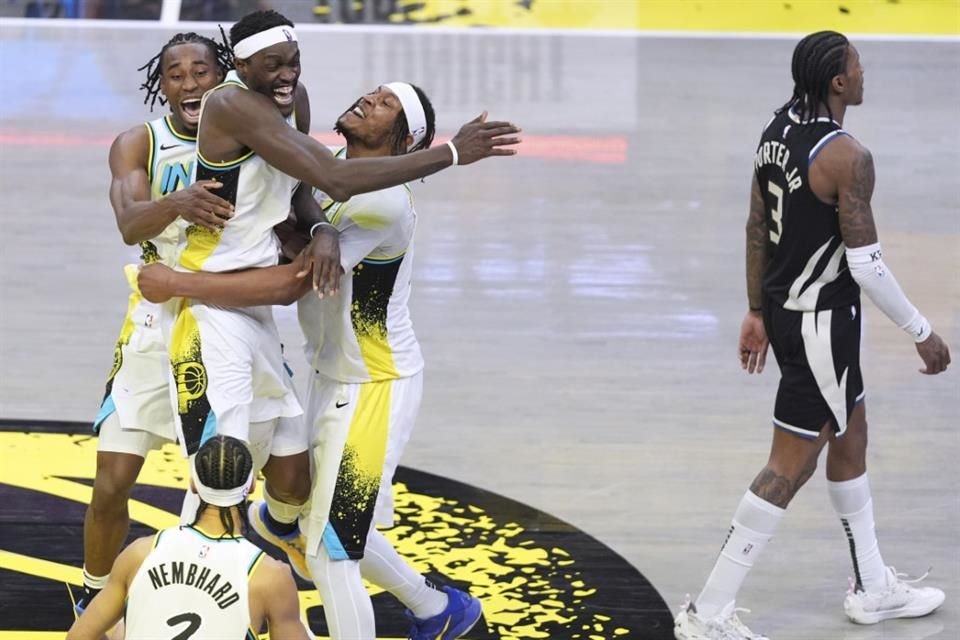 Los Pacers de Indiana lograron avanzar en los Playoffs.