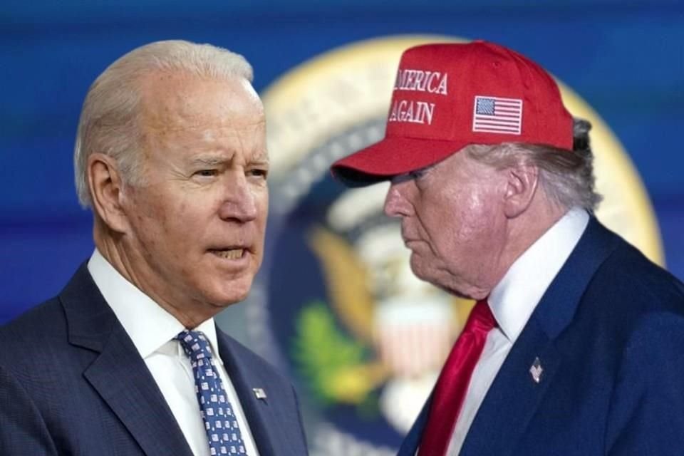 Pese a tener más de 100 días bajo el cargo, el Presidente Trump culpó a Biden por la contracción del PIB en primer trimestre.