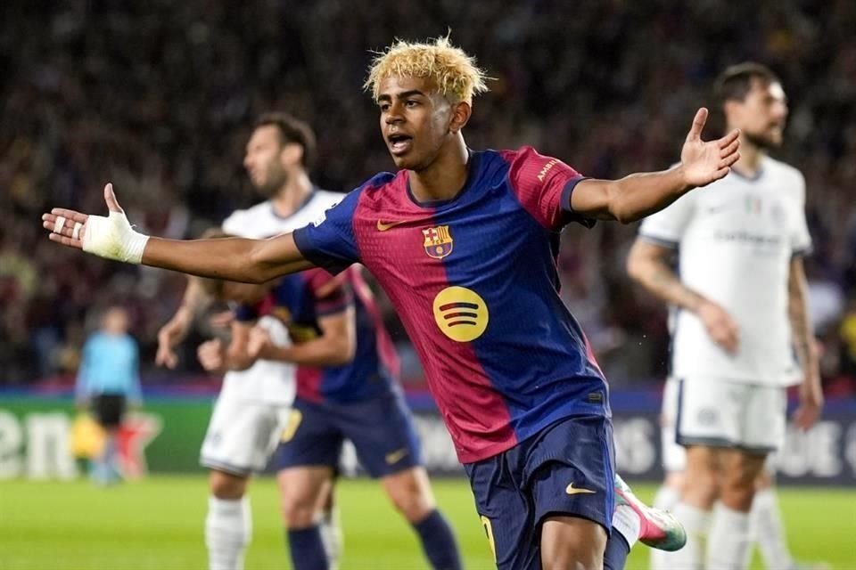 Lamine Yamal anotó el primero para los culés.