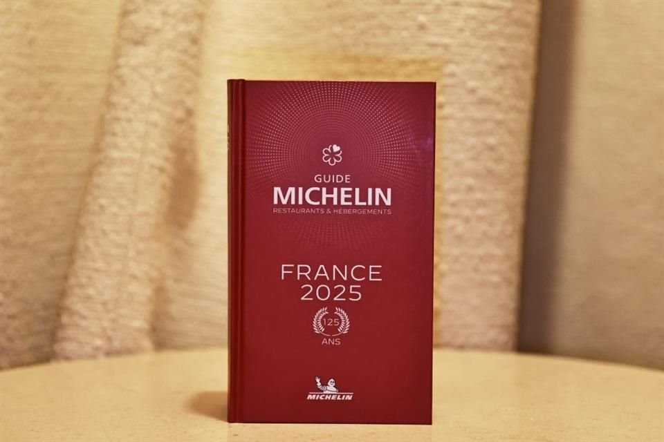 Presentación de diseño de la Guía Michelin en París, Francia 2025.
