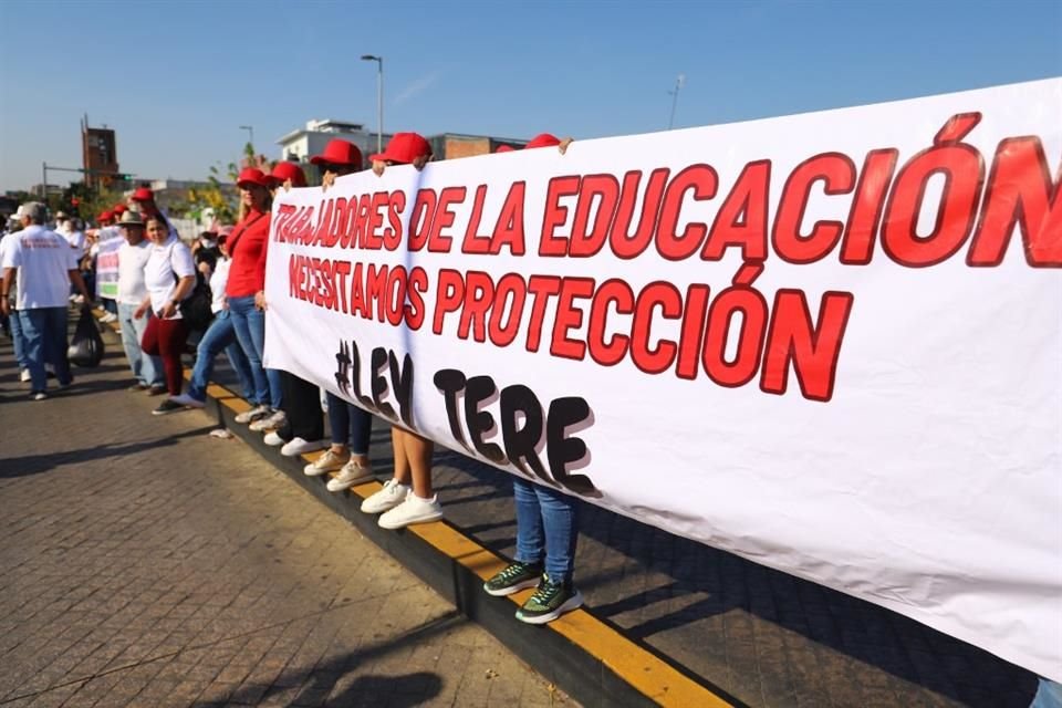 También exigieron protección, haciendo referencia a la 'Ley Tere'.