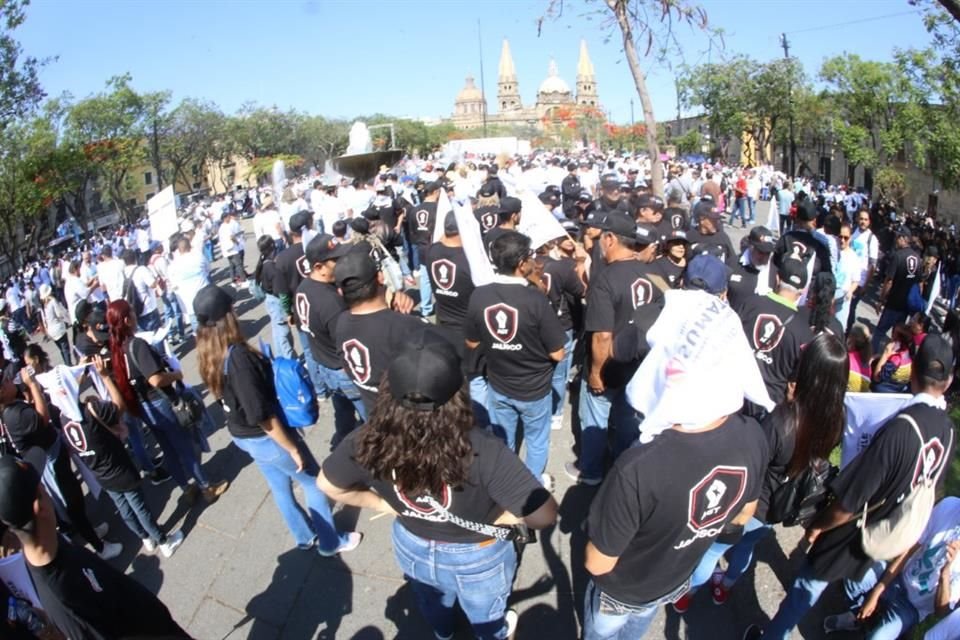 El evento se realizó en Plaza Liberación, en el Centro Histórico de Guadalajara.