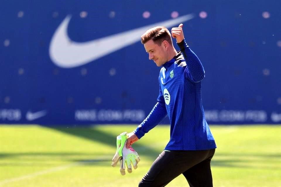 Ter Stegen superó la lesión.