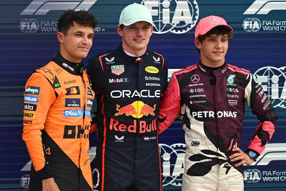 Max Verstappen logró la Pole para el GP de Miami, donde Lando Norris arrancará segundo y Kimi Antonelli saldrá desde la tercera posición.