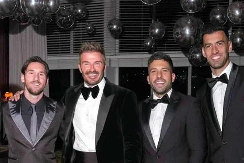 Los festejos del ex futbolista comenzaron desde hace unos días en compañía de otros amigos deportistas.