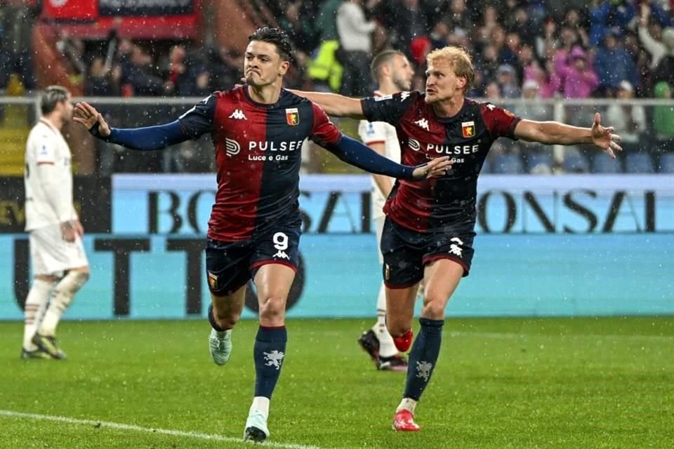 Genoa abrió el marcador al 61', pero no pudieron mantener la ventaja en casa.