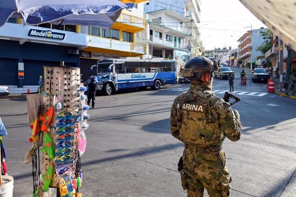 El hecho se registró en el fraccionamiento Las Playas, a un costado de Playa Caletilla, en Acapulco, Guerrero.