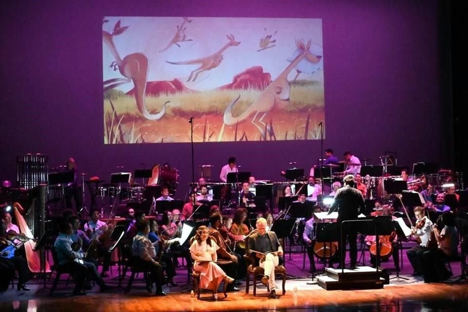'La sinfonía de los animales', de Brown, fue interpretada por la Orquesta Sinfónica Nacional el fin de semana en Bellas Artes, con la presencia del autor.