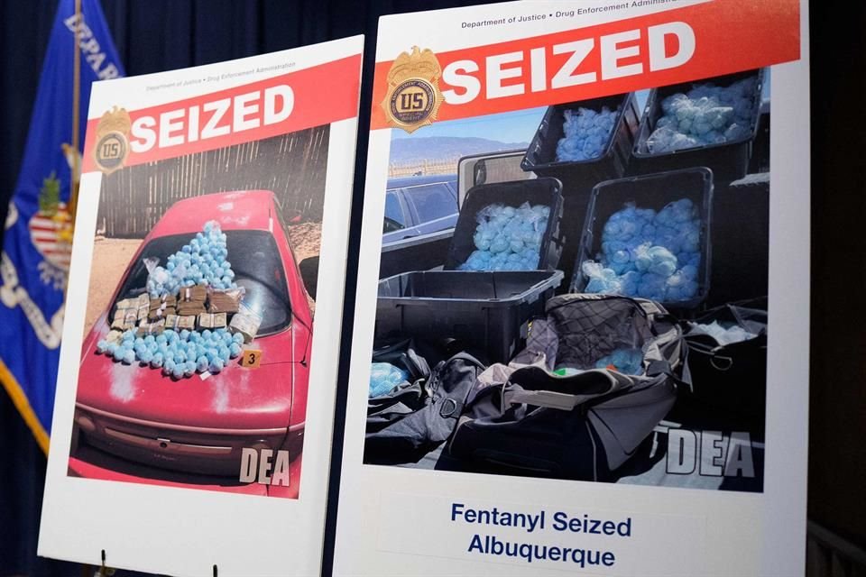 La Fiscal General de EU dijo que se incautaron 3 millones de pastillas de fentanilo, la mayor incautación de esa droga en historia del país.
