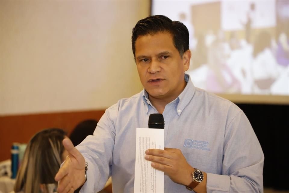 Juan Pablo Colín, dirigente del PAN en Jalisco.