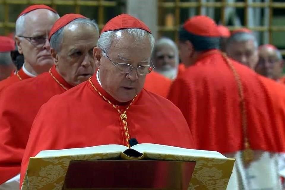 Ingreso y juramento del Cardenal José Francisco Robles Ortega, Arzobispo de Guadalajara, México, al Cónclave 2025.