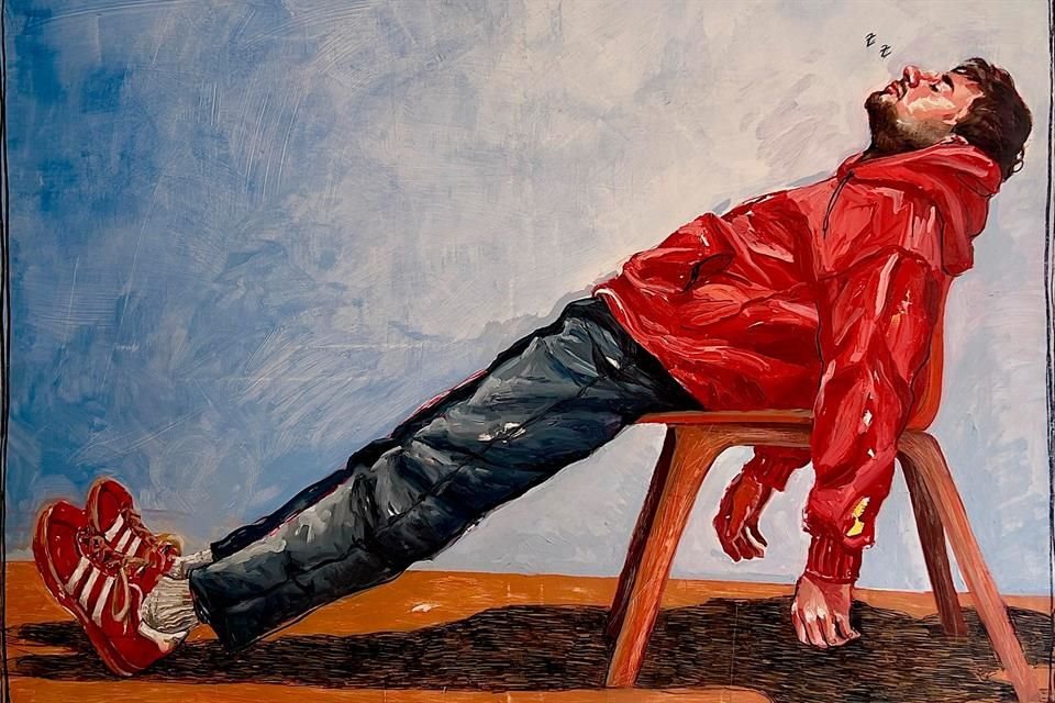 Pieza de la exposición 'When you Sleep', de la artista española Inés Jimm en Galería Adentro.