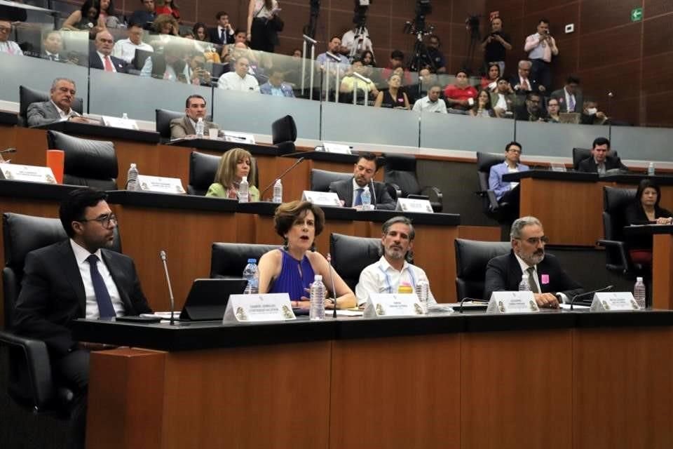 La académica participó en foro del Senado sobre la Ley de Telecomunicaciones.
