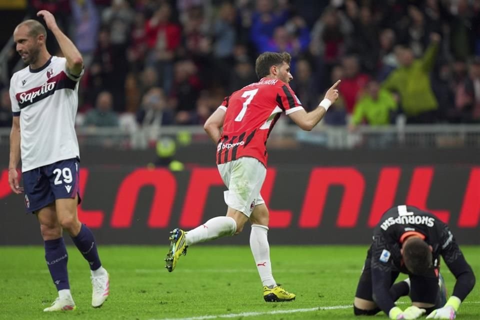 Es el sexto gol de la campaña para Santi con el Milán.