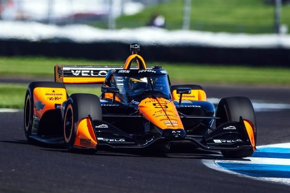El regio Pato O'Ward saldrá octavo para el GP de Indianápolis.