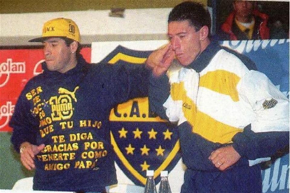 Kily González y Maradona.