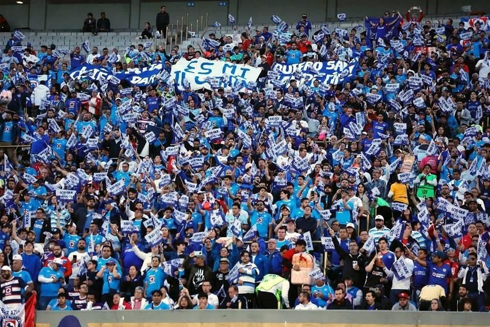 La afición de Cruz Azul respondió en Ciudad Universitaria y apoyó a su equipo en el duelo de Cuartos de Final ante León.
