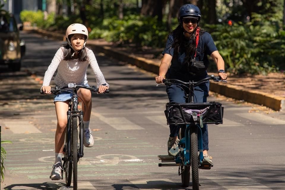 Mónica Martínez, fundadora de Bicibús CDMX.