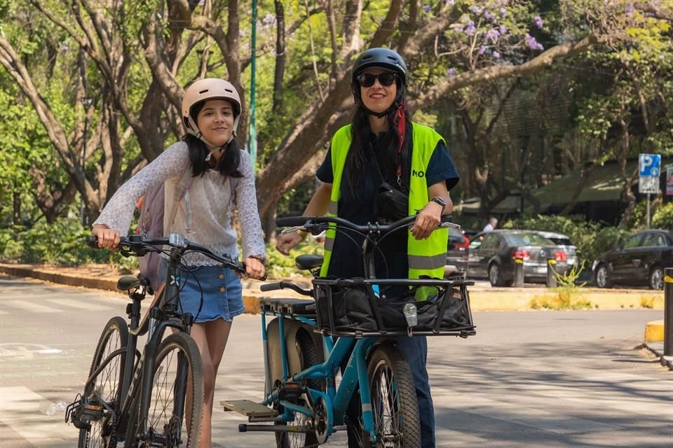 Mónica Martínez es la fundadora de Bicibús CDMX.