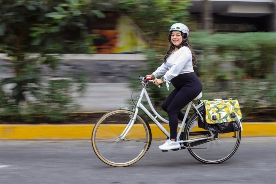 Iraís Maya, alcaldesa de la bici en CDMX