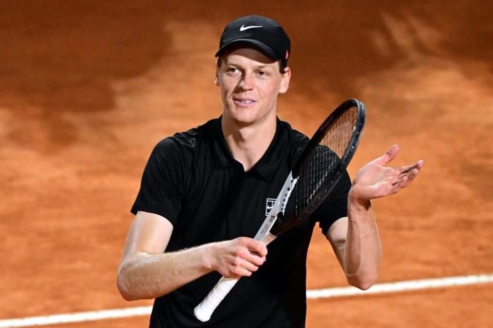 Jannik Sinner clasificó a los Cuartos de Final del Masters de Roma al vencer a Francisco Cerúndolo.