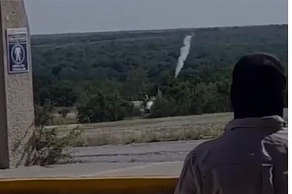 La fuga ocurrió en un ducto del Centro Nacional de Control de Gas (Cenegas).