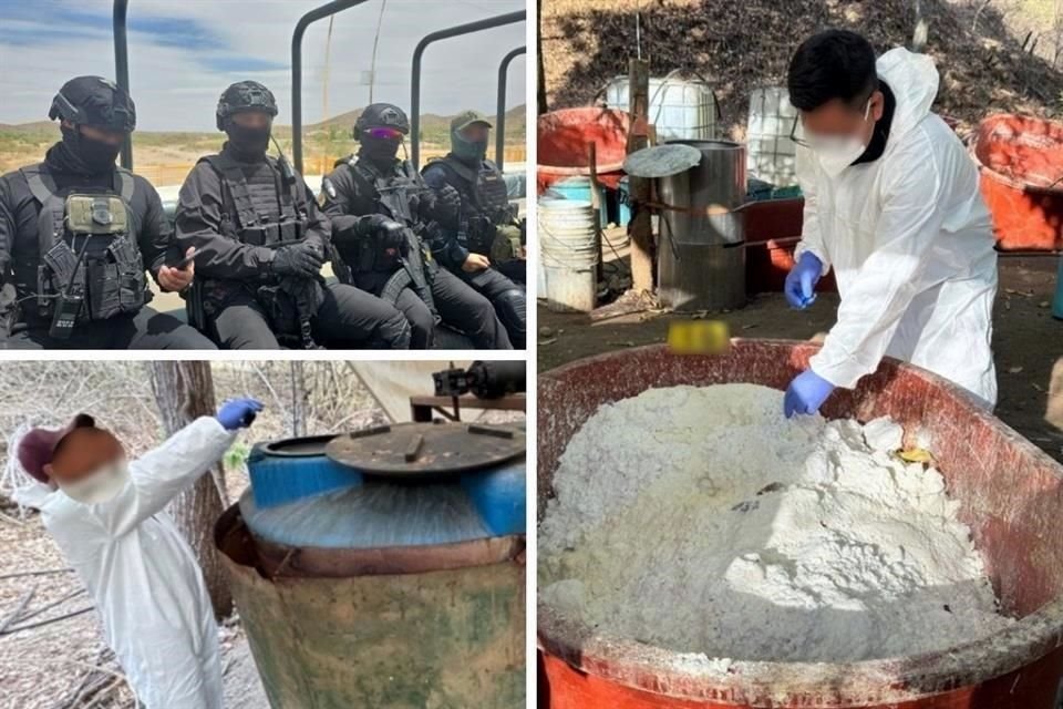 La Embajada estadounidense difundió fotografías de las acciones de desmantelamiento realizadas en Sinaloa.