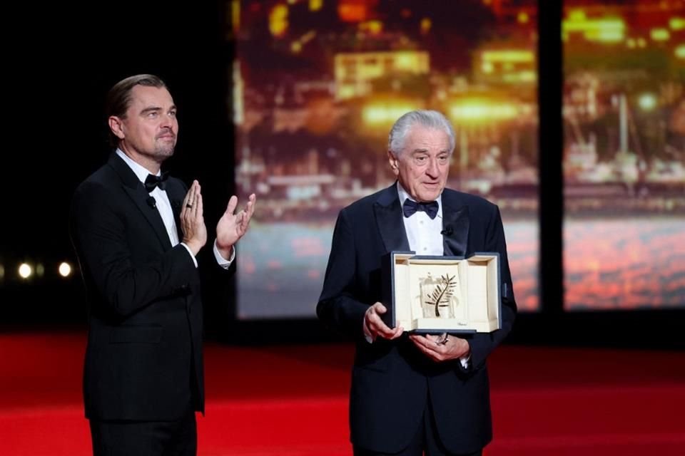 El histrión recibió una Palma de Oro honorífica en la edición 78 del festival de cine.