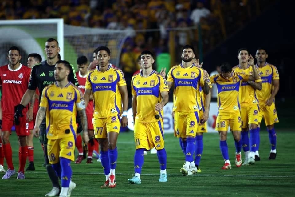 Tigres salió al partido con el mismo once inicial del partido ante Necaxa.