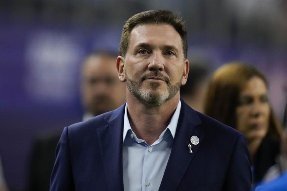 Alejandro Domínguez, presidente de Conmebol, insiste en que el Mundial de 2030 sea el más grande de la historia.