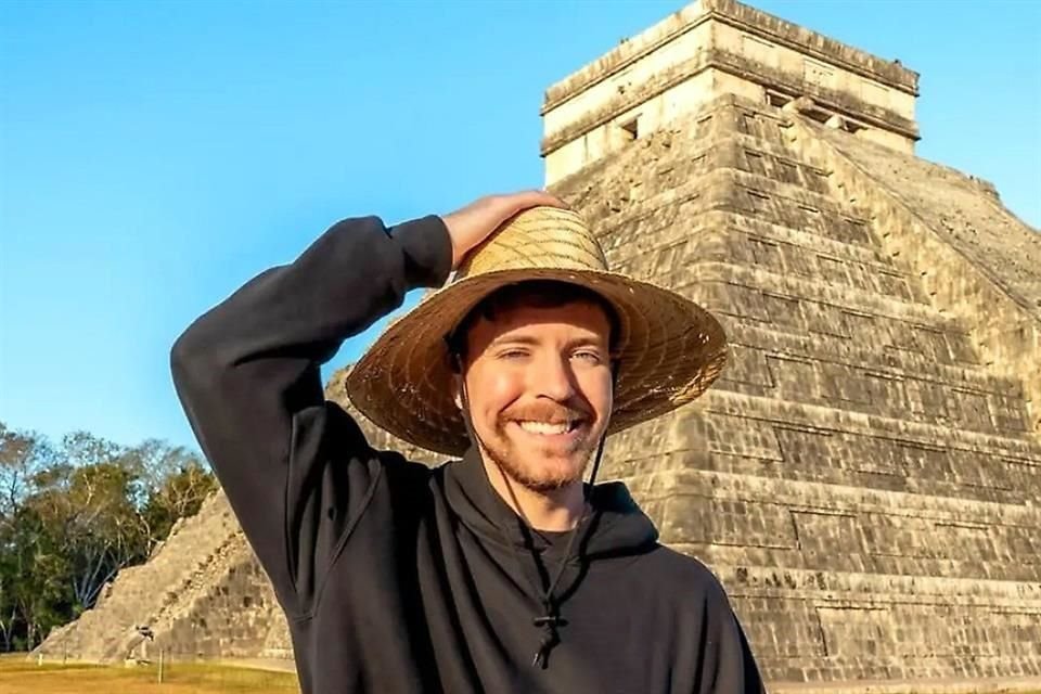El youtuber MrBeast desmintió demanda de INAH por video en zonas arqueológicas de México y destacó el apoyo de la Gobernadora de Campeche.