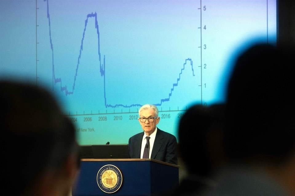 Jerome Powell, presidente de la Reserva Federal estadounidense.