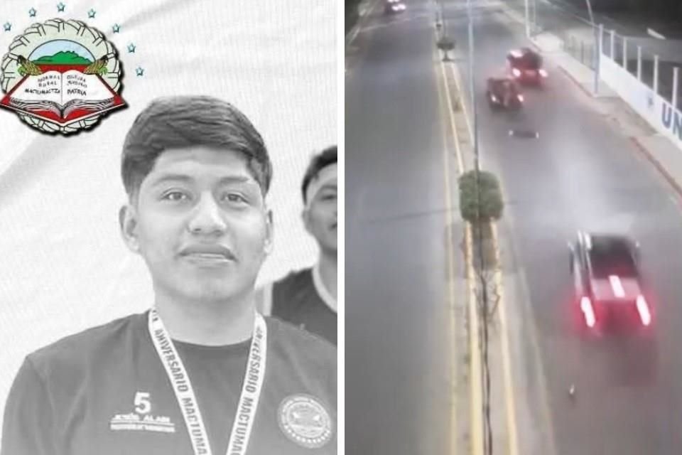 Jesús Vázquez, estudiante de cuarto año de la Escuela Normal Rural Mactumatzá, en Chiapas.