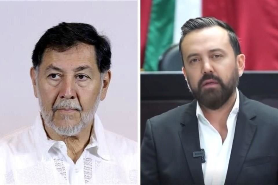 Los morenistas Gerardo Fernández Noroña y Arturo Ávila se confrontaron debido a la división en bancada del partido en Aguascalientes.