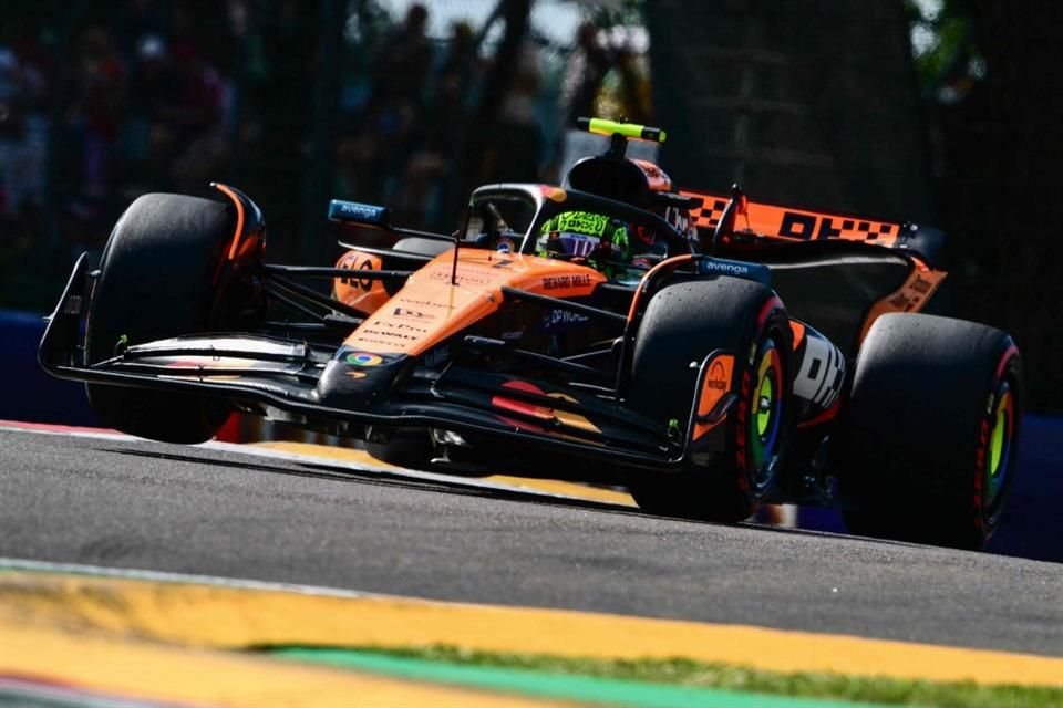 Lando Norris en acción en el circuito italiano.