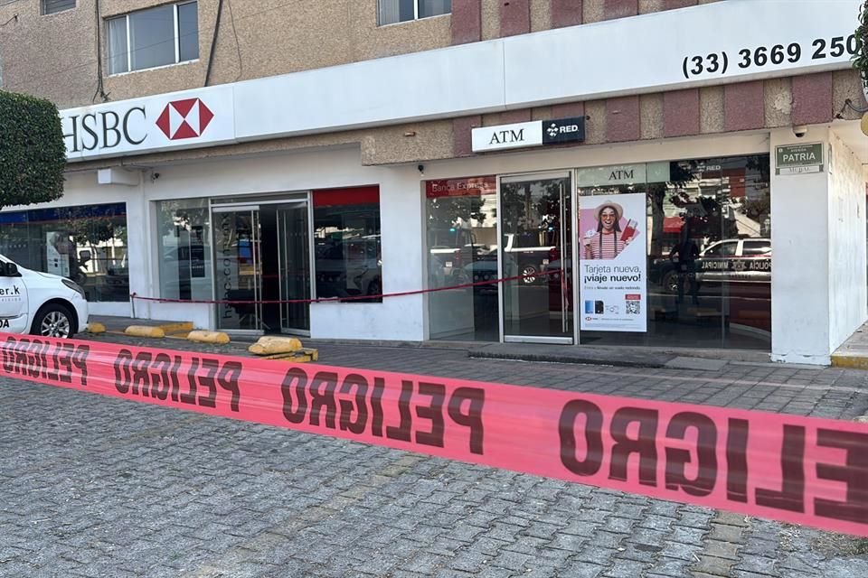 El intento de robo sucedió cerca de las 5:00 horas en el HSBC de la Avenida Patria, cerca de Santo Tomás de Aquino.