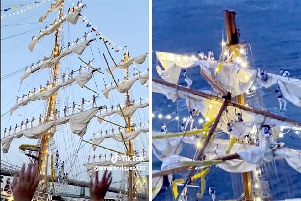 El Buque Escuela 'Cuauhtémoc', de la Marina, tuvo un percance al pasar bajo el Puente de Brooklyn, que provocó dos muertos y 20 heridos.