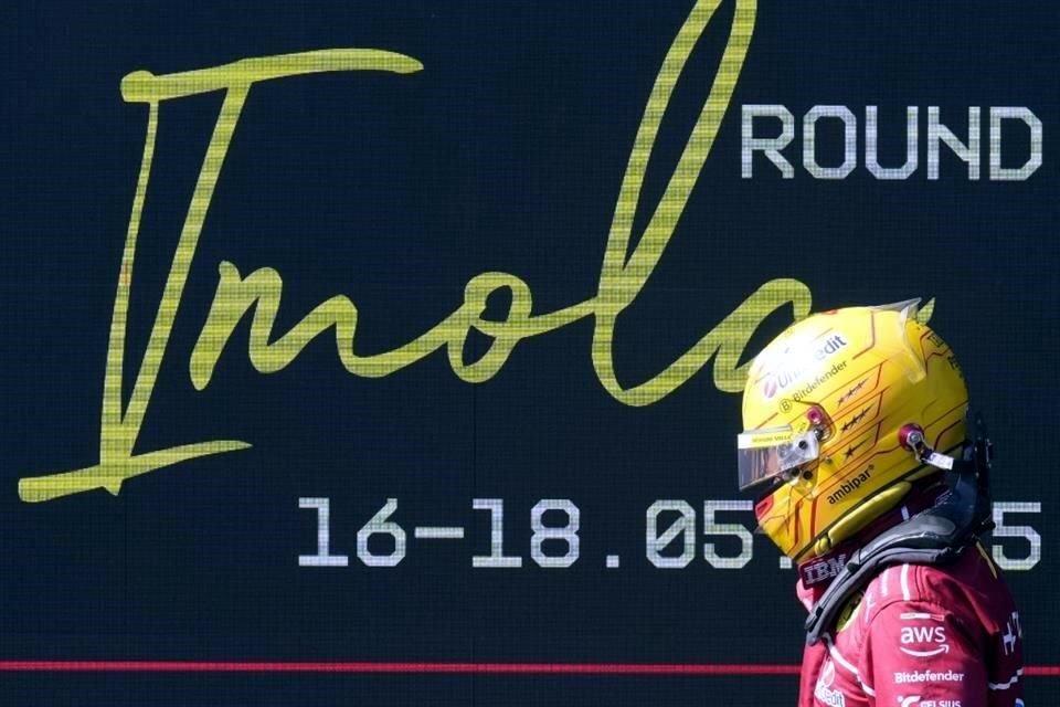 Lewis Hamilton destacó en Imola al quedarse muy cerco del podio.