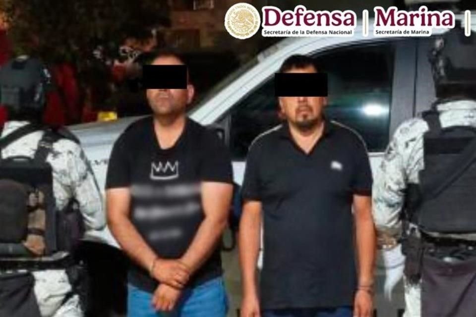 Isidro Guadalupe Martínez, 'El Chilo', (izq.) y Alfredo Aguirre, 'El Conejo', fueron detenidos en Magdalena.