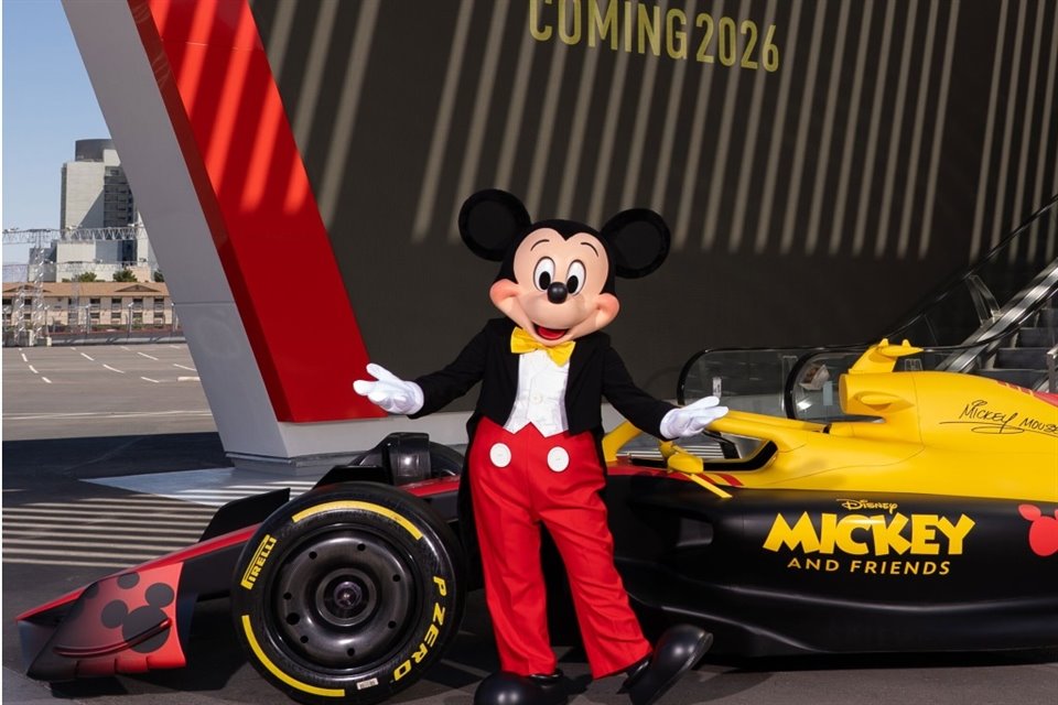 La Fórmula Uno entrará al mundo de Mickey Mouse y sus amigos a partir de 2026. 