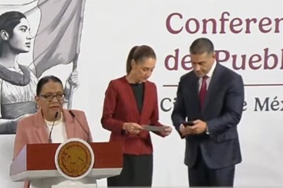 Tras recibir una nota, la Presidenta Claudia Sheinbaum llamó al Secretario de Seguridad, Omar García Harfuch.